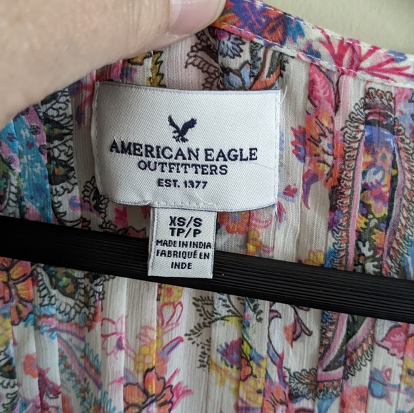 American Eagle Sheer Cover/Duster - Picture 8 of 11